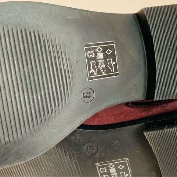 ASOS Burgundy Suede Slip On Boots‎ - Picture 7 of 7